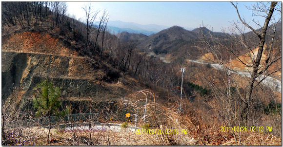 춘천지맥(영춘지맥)1-1구간(관천리 입수점 - 송이재봉 - 새덕산갈림길)