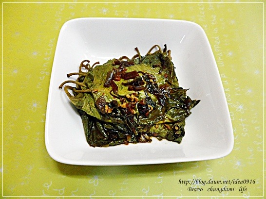집나간 입맛을 돌아오게하는 여름철의 별미 깻잎조림