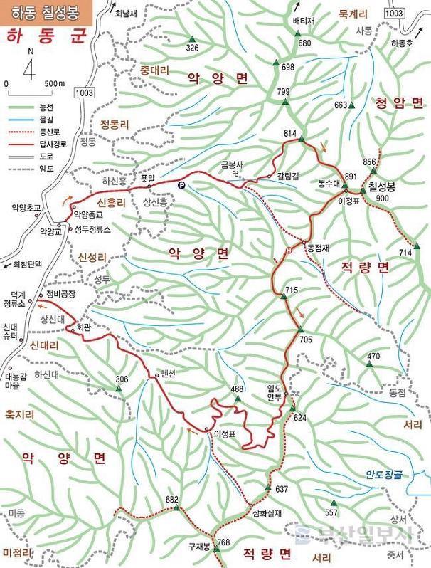 하동 구제봉 칠성봉