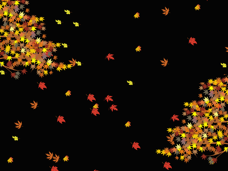 【 가을 낙엽 단풍 이미지 】