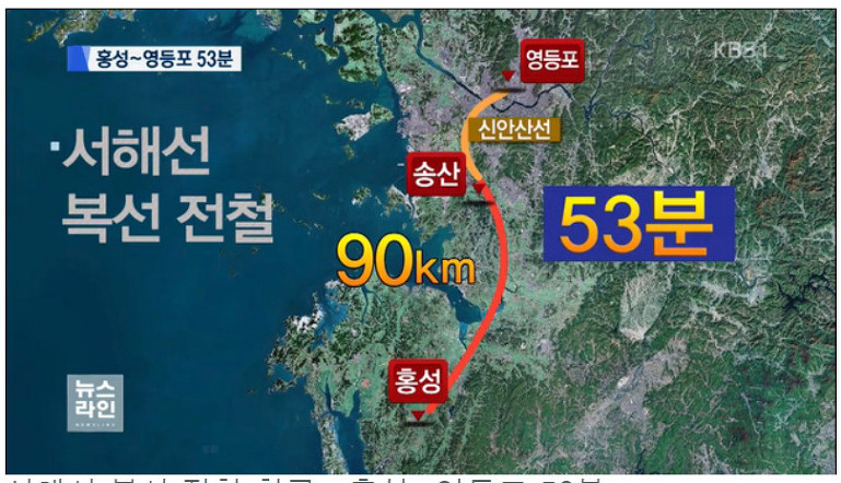 서해선 복선 전철 착공..홍성~영등포 53분