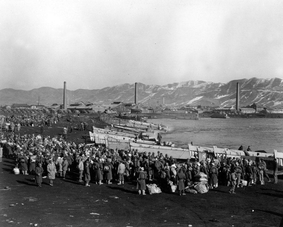 1950연 12월 24일의 성공적인 흥남부두의 피난민 철수작전을