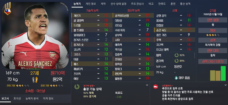 FM2017 공식로스터 포텐정리 | 인스티즈