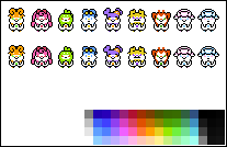 8비트 에그엔젤 코코밍,코코타마 도트(8-bit Cocotama Sprite,ヒミツのここたま)