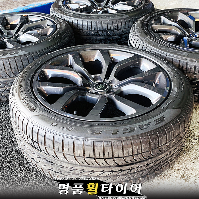 레인지로버 보그 SVA 신형 초임판 21인치 휠타이어세트 굳이어타이어 이글F1 SUV 4X4 275/45R21 2754521 275 45 21