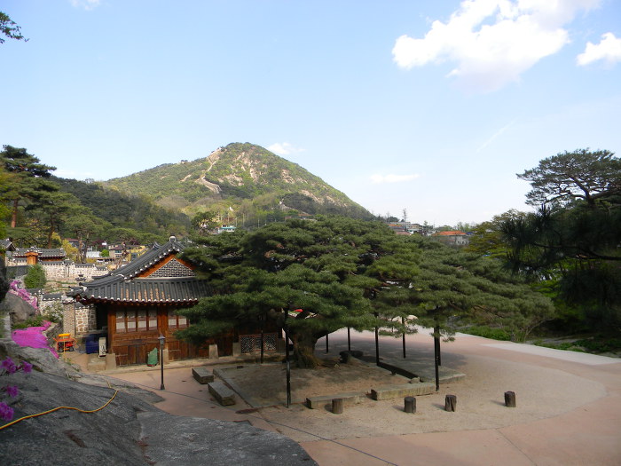 부암동 석파정 마무리 (별채, 북쪽 산책로, 소나무, 석파정, 경계벽 벽화)